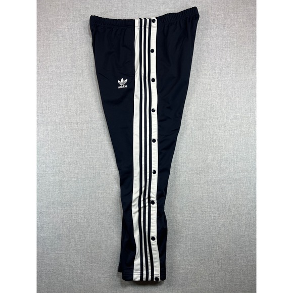 adidas Adibreak Tearaway Track Pants Men XL Navy Blue Snap Y2K Streetwear BR2238 - Picture 3 of 11